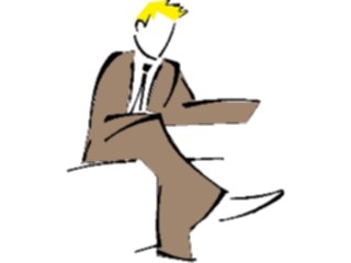 Sticker Custom Preview Image #039548 Business Office Cartoons Man Sitting