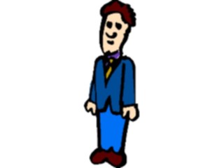 Sticker Custom Preview Image #039549 Business Office Cartoons Man Standing