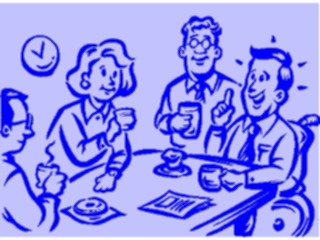 Sticker Custom Preview Image #039589 Business Office Cartoons Meeting08