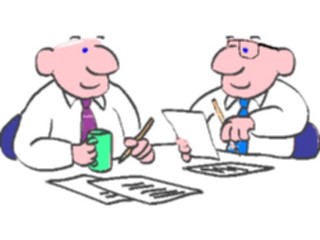 Sticker Custom Preview Image #039595 Business Office Cartoons Meeting14