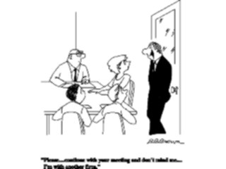 Sticker Custom Preview Image #039596 Business Office Cartoons Meeting15