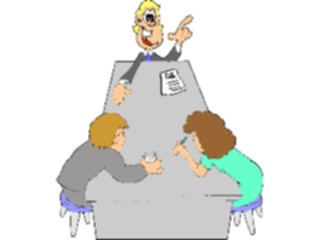 Sticker Custom Preview Image #039600 Business Office Cartoons Meeting Boring