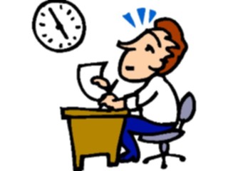 Sticker Custom Preview Image #039601 Business Office Cartoons Meeting Deadline