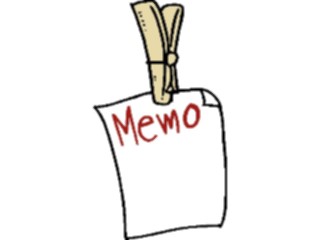 Sticker Custom Preview Image #039602 Business Office Cartoons Memo1