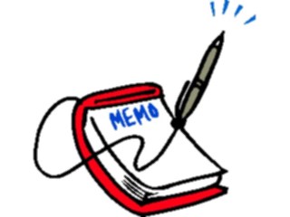 Sticker Custom Preview Image #039608 Business Office Cartoons Memo Pad Pen