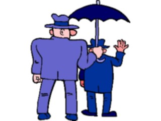 Sticker Custom Preview Image #039611 Business Office Cartoons Menwith Umbrella