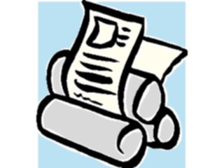 Sticker Custom Preview Image #039617 Business Office Cartoons Mimeograph