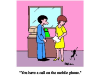 Sticker Custom Preview Image #039618 Business Office Cartoons Mobile Phone