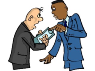 Sticker Custom Preview Image #039629 Business Office Cartoons Negotiating