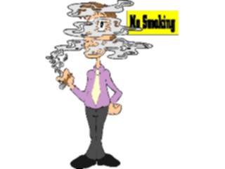 Sticker Custom Preview Image #039643 Business Office Cartoons No Smoking2