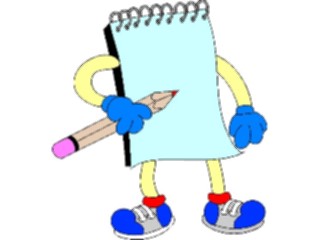 Sticker Custom Preview Image #039651 Business Office Cartoons Note Pad1