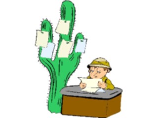 Sticker Custom Preview Image #039670 Business Office Cartoons Office Desert