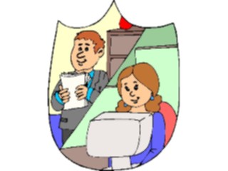 Sticker Custom Preview Image #039676 Business Office Cartoons Office Workers