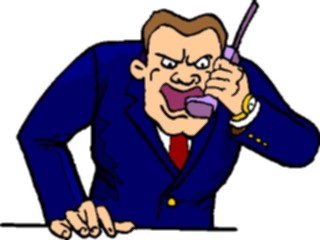 Sticker Custom Preview Image #039683 Business Office Cartoons On Cellular Phone2