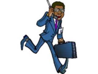 Sticker Custom Preview Image #039686 Business Office Cartoons On Cellular Phone5