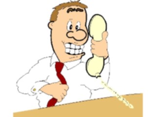 Sticker Custom Preview Image #039691 Business Office Cartoons On Phone02