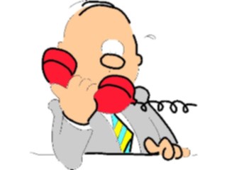 Sticker Custom Preview Image #039694 Business Office Cartoons On Phone05