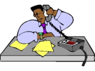 Sticker Custom Preview Image #039704 Business Office Cartoons On Phone15