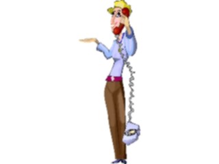 Sticker Custom Preview Image #039717 Business Office Cartoons On Phone28