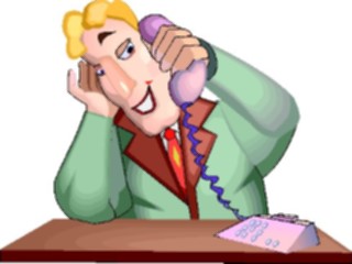 Sticker Custom Preview Image #039719 Business Office Cartoons On Phone30