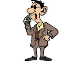 Sticker Custom Preview Image #039725 Business Office Cartoons On Phone36