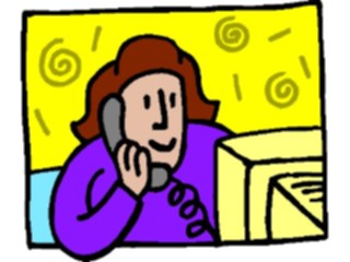 Sticker Custom Preview Image #039733 Business Office Cartoons On Phone44