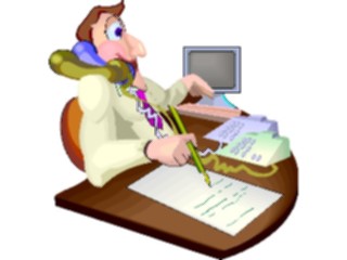 Sticker Custom Preview Image #039737 Business Office Cartoons On Phones