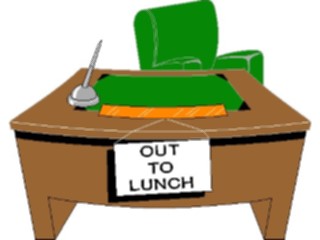 Sticker Custom Preview Image #039744 Business Office Cartoons Outto Lunch1