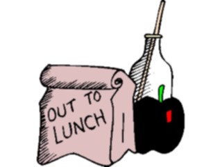 Sticker Custom Preview Image #039745 Business Office Cartoons Outto Lunch2