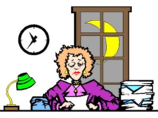 Sticker Custom Preview Image #039755 Business Office Cartoons Overtime