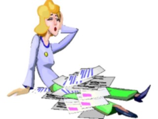 Sticker Custom Preview Image #039758 Business Office Cartoons Overworked3