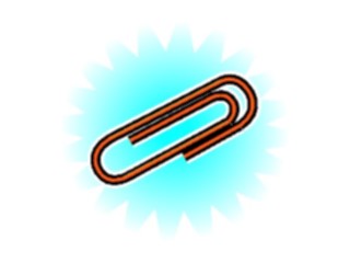 Sticker Custom Preview Image #039763 Business Office Cartoons Paper Clip2