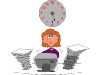 Sticker Custom Preview Image #039778 Business Office Cartoons Paperwork2