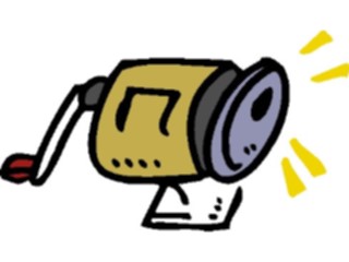 Sticker Custom Preview Image #039818 Business Office Cartoons Pencil Sharpener3