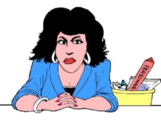 Sticker Custom Preview Image #039829 Business Office Cartoons Personnel Unhappy