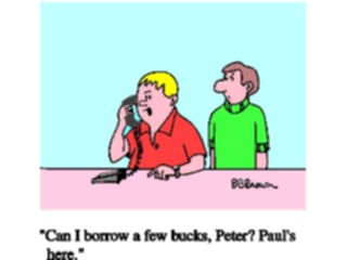 Sticker Custom Preview Image #039830 Business Office Cartoons Peter Paul