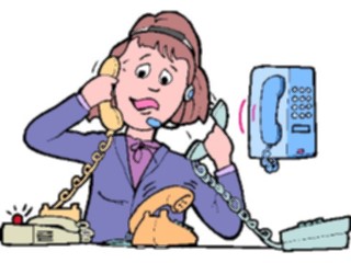 Sticker Custom Preview Image #039836 Business Office Cartoons Phone Madness4