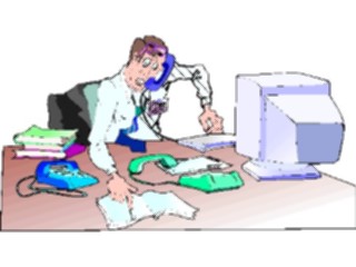 Sticker Custom Preview Image #039837 Business Office Cartoons Phone Madness5