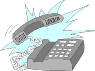 Sticker Custom Preview Image #039841 Business Office Cartoons Phone Ringing