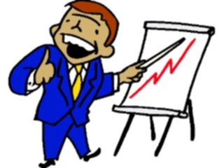 Sticker Custom Preview Image #039874 Business Office Cartoons Presenter18