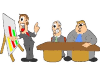 Sticker Custom Preview Image #039882 Business Office Cartoons Presenter26