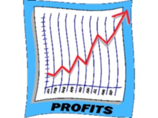 Sticker Custom Preview Image #039940 Business Office Cartoons Profits Rising4