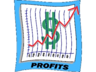 Sticker Custom Preview Image #039941 Business Office Cartoons Profits Rising5