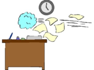 Sticker Custom Preview Image #039968 Business Office Cartoons Quitting Time