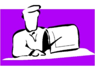 Sticker Custom Preview Image #039983 Business Office Cartoons Reading Document2