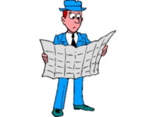 Sticker Custom Preview Image #039986 Business Office Cartoons Reading Map