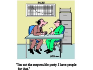 Sticker Custom Preview Image #040016 Business Office Cartoons Responsible Party