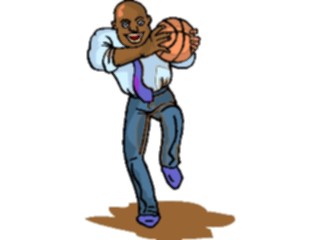 Sticker Custom Preview Image #040034 Business Office Cartoons Runningwiththe Ball2