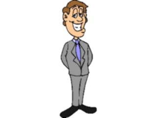 Sticker Custom Preview Image #040052 Business Office Cartoons Salesperson11
