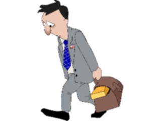 Sticker Custom Preview Image #040055 Business Office Cartoons Salesperson Unhappy